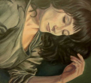 eternal sunschine on a spottless mind - schlafende Erynnie - junge Frau - Schneewittchen - dunkles Haar -Schlaf